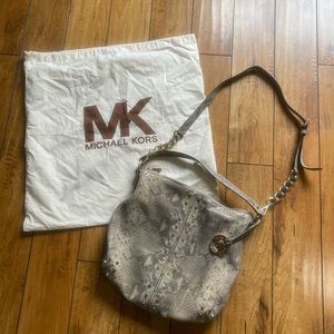 🖤 Friday SALE!! MK Megan Snakeskin Crossbody Bag